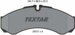 TEXTAR Set Placute Frana, Frana Disc 2912112 Iveco Daily Ii/Daily Iii/Daily Iv/Daily V (2912112)