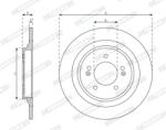 FERODO Disc Frana Ddf3099C Hyundai Grandeur/Kona Kia Niro I/Optima/Optima Sportswagon