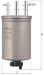MAHLE Filtru Combustibil Kl446 Ford Focus I/Mondeo Iii/Tourneo Connect/Transit Connect (KL446)