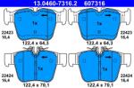 ATE Set Placute Frana, Frana Disc 13.0460-7316.2 Mercedes-Benz C-Class/Glc