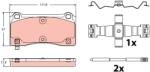 TRW Set Placute Frana, Frana Disc Gdb2448 Bmw 2/3/4