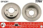 TRW Disc Frana Df4281 Hyundai Elantra Iv/Sonata V/Tucson/Xg Hyundai (Beijing) Sonata