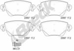 BRECK Set Placute Frana, Frana Disc 235570070410 Ford Mondeo Iii Jaguar X-Type I (235570070410)