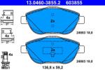 ATE Set Placute Frana, Frana Disc 13.0460-3855.2 Citroën C3 Aircross Ii/C3 Ii/C3 Iii (13.0460-3855.2)