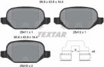 TEXTAR Set Placute Frana, Frana Disc 2541101 Fiat 500/500 C/500X