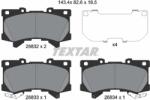 TEXTAR Set Placute Frana, Frana Disc 2683201 Lexus Gx/Lx Toyota Land Cruiser/Sequoia