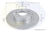 COMLINE Disc Frana Adc1116 Cadillac Bls Fiat Croma Opel Signum/Vectra C Saab 9-3/9-3X (ADC1116)