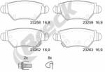 BRECK Set Placute Frana, Frana Disc 232580070410 Chevrolet Corsa/Corsa Pick-Up