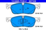 ATE Set Placute Frana, Frana Disc 13.0460-7330.2 Jaguar E-Pace