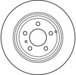 TRW Disc Frana Df2660 Volvo 850/C70 I/S70/V70 I/Xc70 I Cross Country