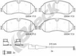 BRECK Set Placute Frana, Frana Disc 220340070300 Ford Tourneo Custom V362/Transit (220340070300)