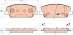TRW Set Placute Frana, Frana Disc Gdb3582 Hyundai Veloster/I30/I30 Kombi Kia Cee'D (GDB3582)