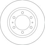 TRW Disc Frana Df6817S Toyota Hilux Viii Pick-Up