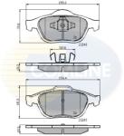 COMLINE Set Placute Frana, Frana Disc Cbp01116 Renault Espace Iv/Laguna Ii/Scénic I