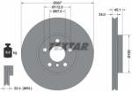 TEXTAR Disc Frana 92347205 Bmw 1/2 Active/2 Gran/X1/X2 Mini Mini/Mini Countryman (92347205)