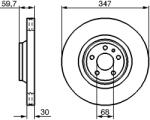Bosch Disc Frana 0986479260 Audi A6 C6 (0986479260)