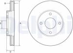 DELPHI Disc Frana Bg4953C Ford Fiesta Vii