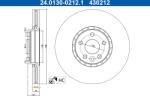 ATE Disc Frana 24.0130-0212.1 Volvo Xc60 I