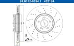 ATE Disc Frana 24.0132-0194.1 Mercedes-Benz A-Class