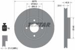 TEXTAR Disc Frana 92252403 Ford B-Max/Fiesta/Fiesta Vi/Tourneo Courier B460 (92252403)