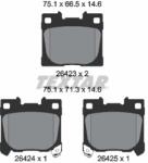 TEXTAR Set Placute Frana, Frana Disc 2642301 Toyota Corolla/Yaris
