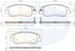 COMLINE Set Placute Frana, Frana Disc Cbp31676 Hyundai Genesis/Grand Santa Fé/Santa Fé Ii