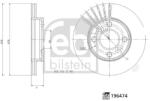 Febi Bilstein Disc Frana Punte Fata 196474 Dacia Spring Renault Kwid Renault (Dfac) K-Ze