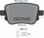 TEXTAR Set Placute Frana, Frana Disc 2511003 Audi A1/A1 Allstreet/A1 City Carver/Q3 (2511003)