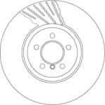 TRW Disc Frana Df6614S Bmw 5/5 Gran Turismo/6/6 Gran/7
