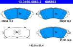 ATE Set Placute Frana, Frana Disc 13.0460-5863.2 Chevrolet Aveo / Kalos/Lacetti (13.0460-5863.2)
