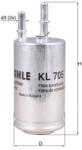 KNECHT Filtru Combustibil Kl705 Volvo S60 Ii/S60 Ii Cross Country/S80 Ii/V40/V60 I (KL705)