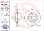 BREMBO Disc Frana 09. C209.11 Jaguar F-Pace/I-Pace Land Rover Discovery Sport