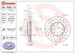 BREMBO Disc Frana 09.7628. 1X Chevrolet Astra/Corsa/Corsa Pick-Up Opel Astra G (09.7628.1X)