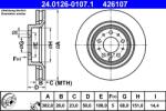 ATE Disc Frana 24.0126-0107.1 Volvo C70 I/S70/V70 I