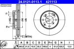 ATE Disc Frana 24.0121-0113.1 Honda Capa/Jazz Ii/Logo (24.0121-0113.1)