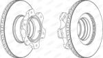 BERAL Disc Frana Bcr209A Mercedes-Benz Vario/Vario Cabina Cu Motor (BCR209A)