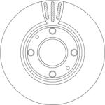 TRW Disc Frana Df4496 Hyundai Accent/Accent Ii Kia (Dyk) Qianlima