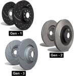 EBC Brakes Disc Frana Punte Fata Gd7105 Dodge Durango