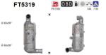 AS Filtru Funingine/Particule, Sist. De Esapament Ft5319 Citroën Berlingo Ds Ds 4 Ii