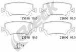 BRECK Set Placute Frana, Frana Disc 238160070410 Toyota Corolla (238160070410)