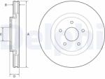 DELPHI Disc Frana Bg9195C Nissan X-Trail/X-Trail Iii Renault Koleos Ii (BG9195C)