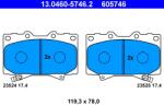 ATE Set Placute Frana, Frana Disc 13.0460-5746.2 Lexus Lx Toyota Land Cruiser (13.0460-5746.2)