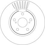 TRW Disc Frana Df7340 Lexus Is C/Is Ii/Is Iii Toyota Crown/Mark X I/Mark X Ii