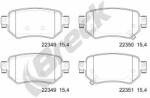 BRECK Set Placute Frana, Frana Disc 223490070400 Mazda 6 (223490070400)