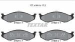 TEXTAR Set Placute Frana, Frana Disc 2182202 Jeep Cherokee/Comanche/Grand Cherokee I