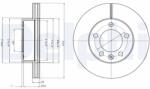 DELPHI Disc Frana Bg4328 Nissan Interstar/Nv400 Opel Movano B Renault Master Iii