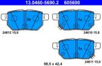 ATE Set Placute Frana, Frana Disc 13.0460-5690.2 Lexus Ct Subaru Trezia Toyota Auris