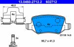ATE Set Placute Frana, Frana Disc 13.0460-2712.2 Mercedes-Benz A-Class/B-Class