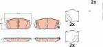 TRW Set Placute Frana, Frana Disc Gdb2492 Hyundai Sonata Viii (GDB2492)