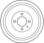 TRW Tambur Frana Db4300 Byd L3 Seat Inca Vw Caddy Ii (DB4300)
